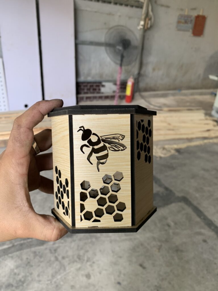 xưởng sx hộp gỗ đựng mật ong